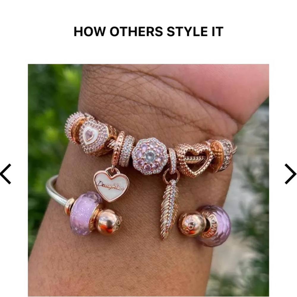 NWT 626 PANDORA  on the  Brown leather  Bracelet &  7 prices  of charm - Picture 4 of 16